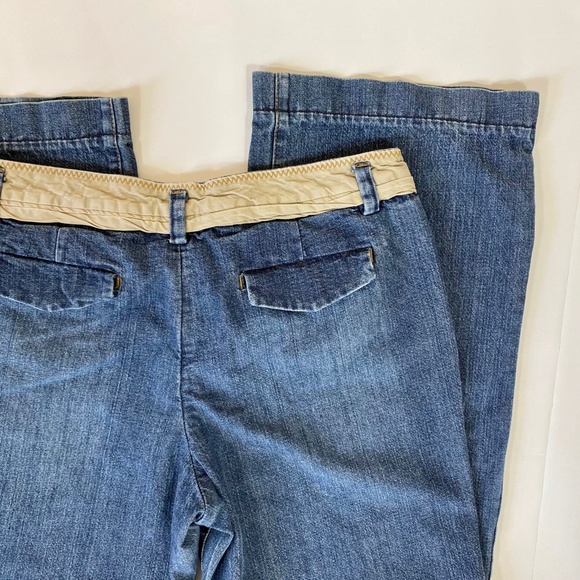 Anthro Elevenses Wide Leg Trouser Jeans sz 31 - Picture 5 of 9